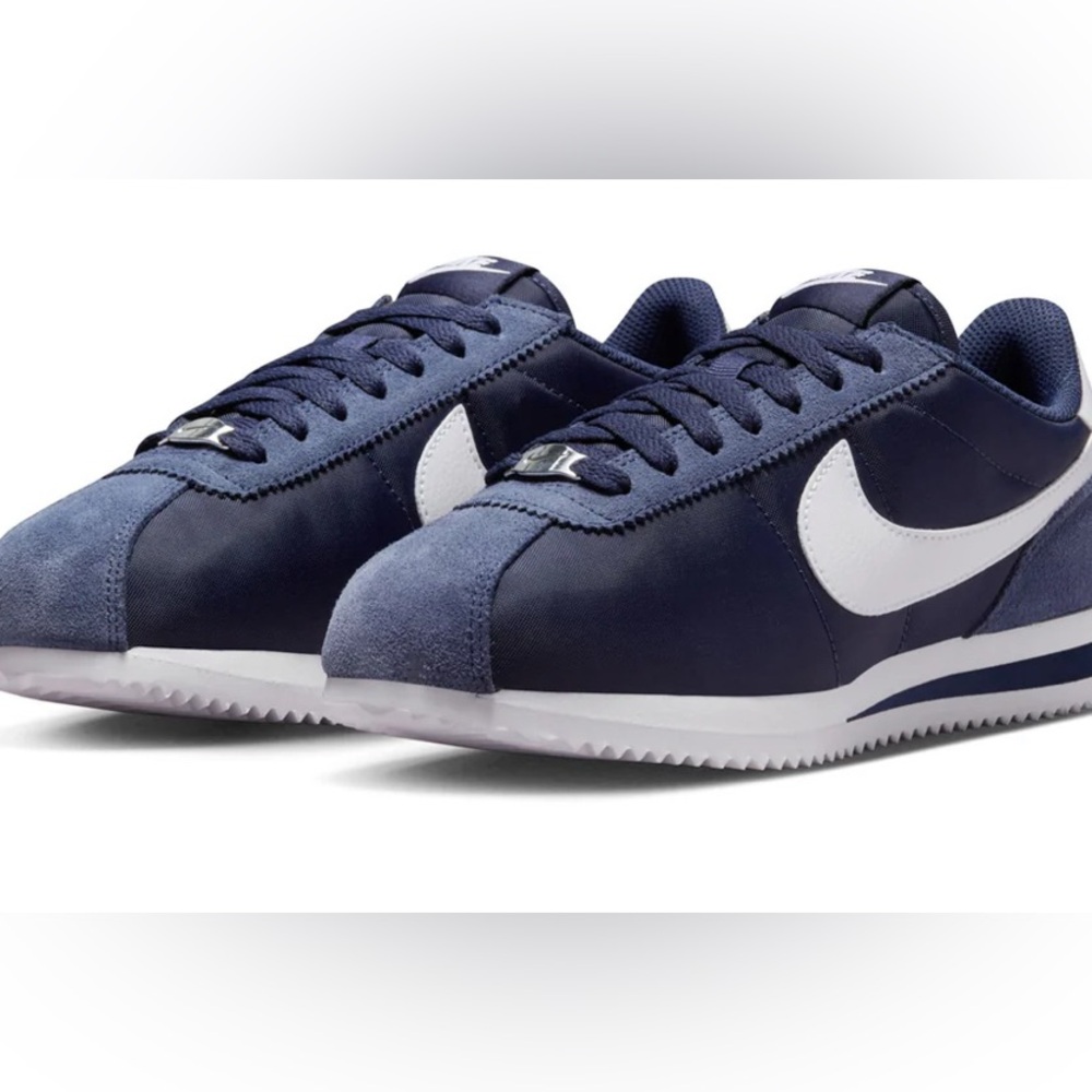 Nike Cortez Women - 8.5 - (Nylon) Midnight Navy/White